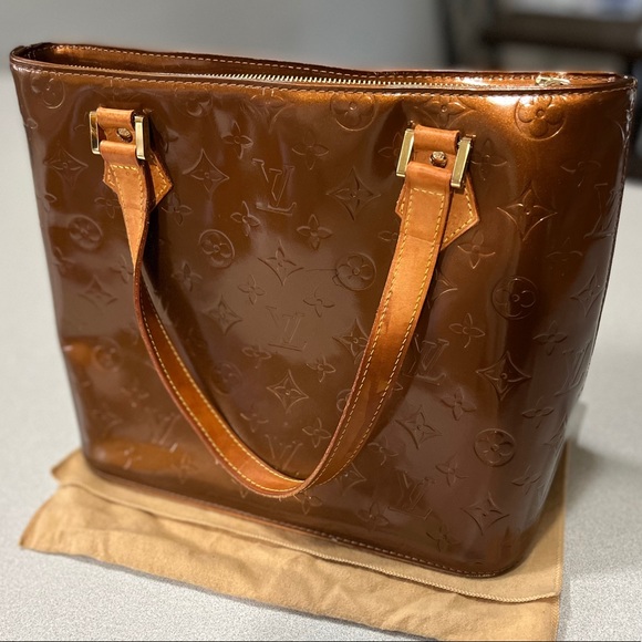 Louis Vuitton Handbags - LOUIS VUITTON Vintage Monogram Vernis Houston Shoulder Tote Bag